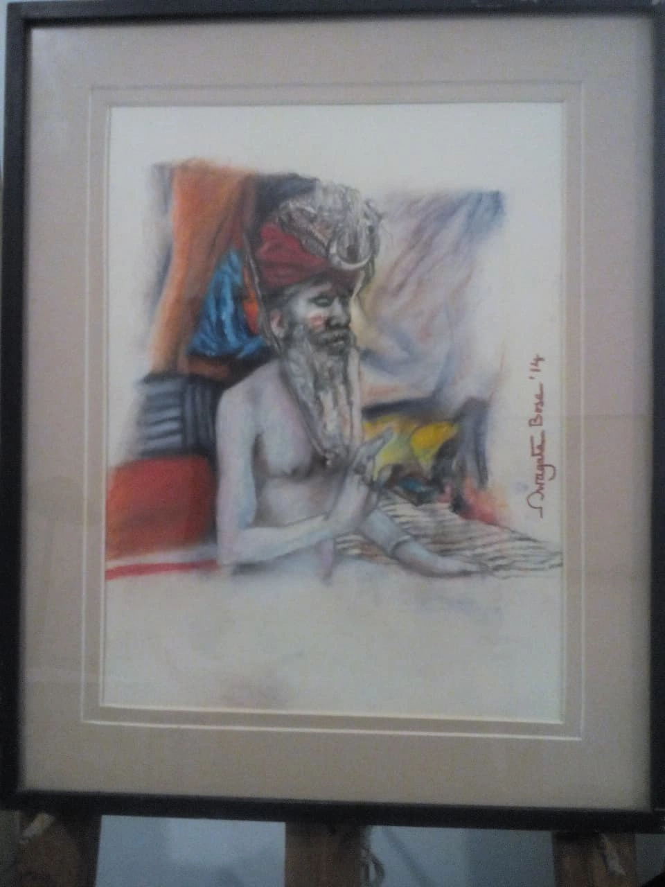 Portrait painting by Swagata Bose